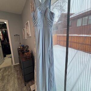 Azazie Dusty Blue Bridesmaids Dress